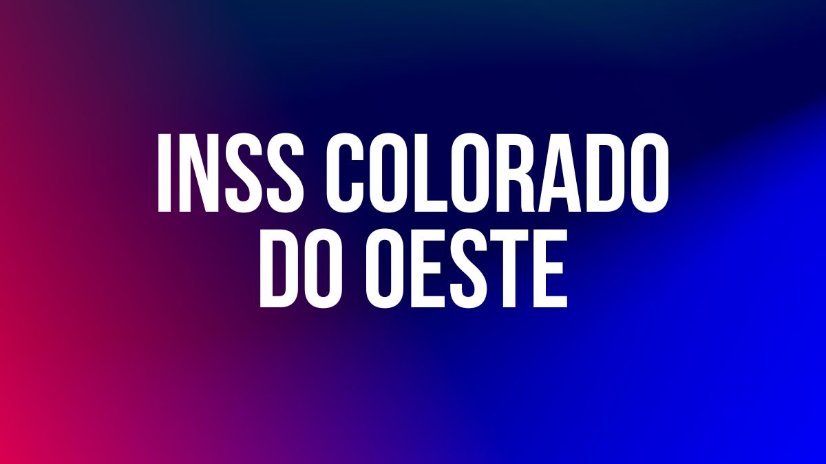 INSS Colorado do Oeste