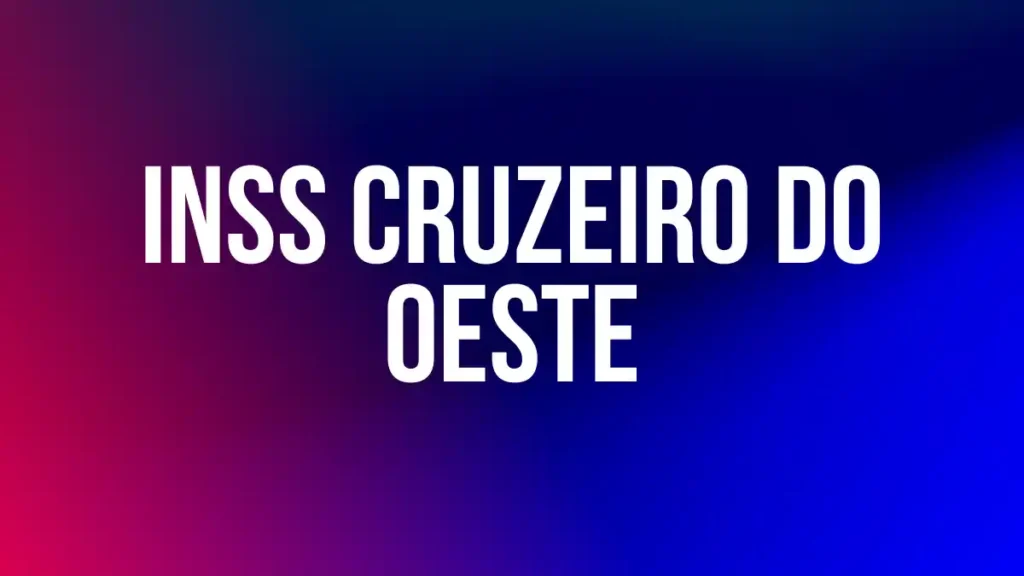 INSS Cruzeiro do Oeste