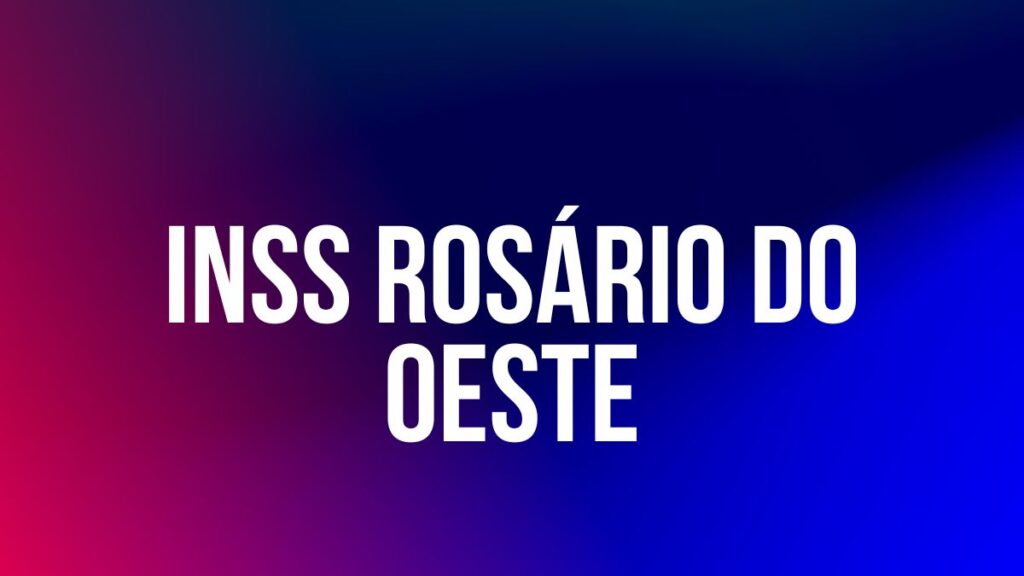INSS ROSARIO DO OESTE