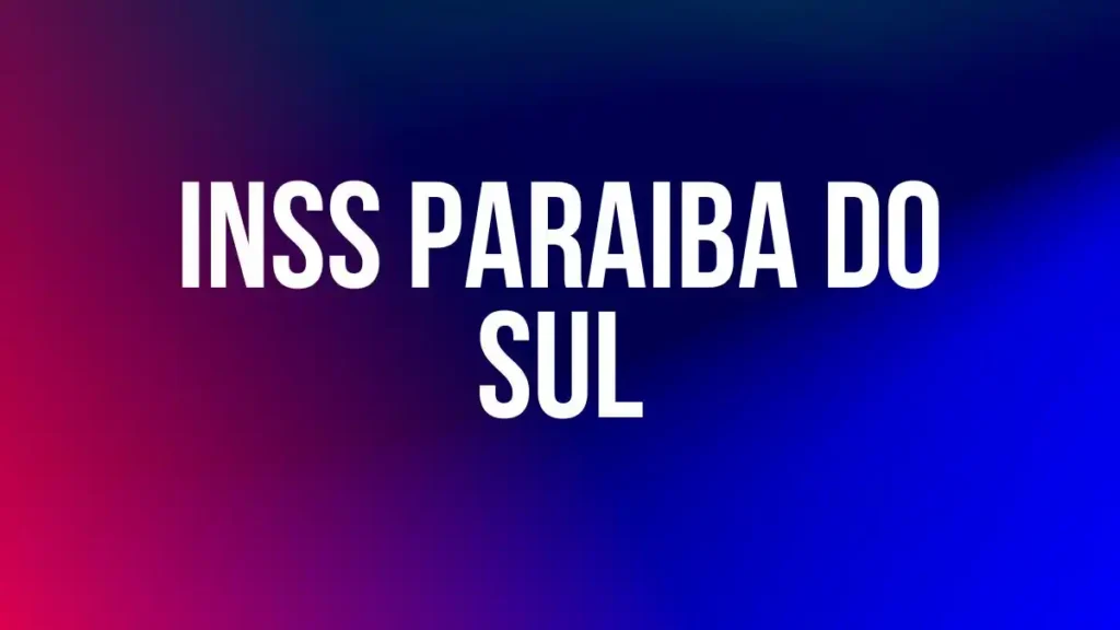 INSS Paraiba do Sul